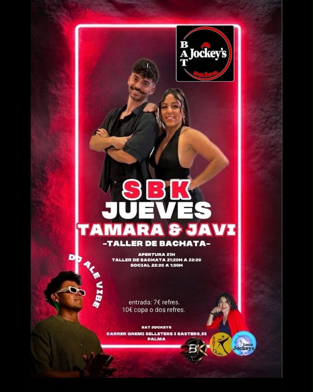 SBK JUEVES TAMARA & JAVi Flyer
