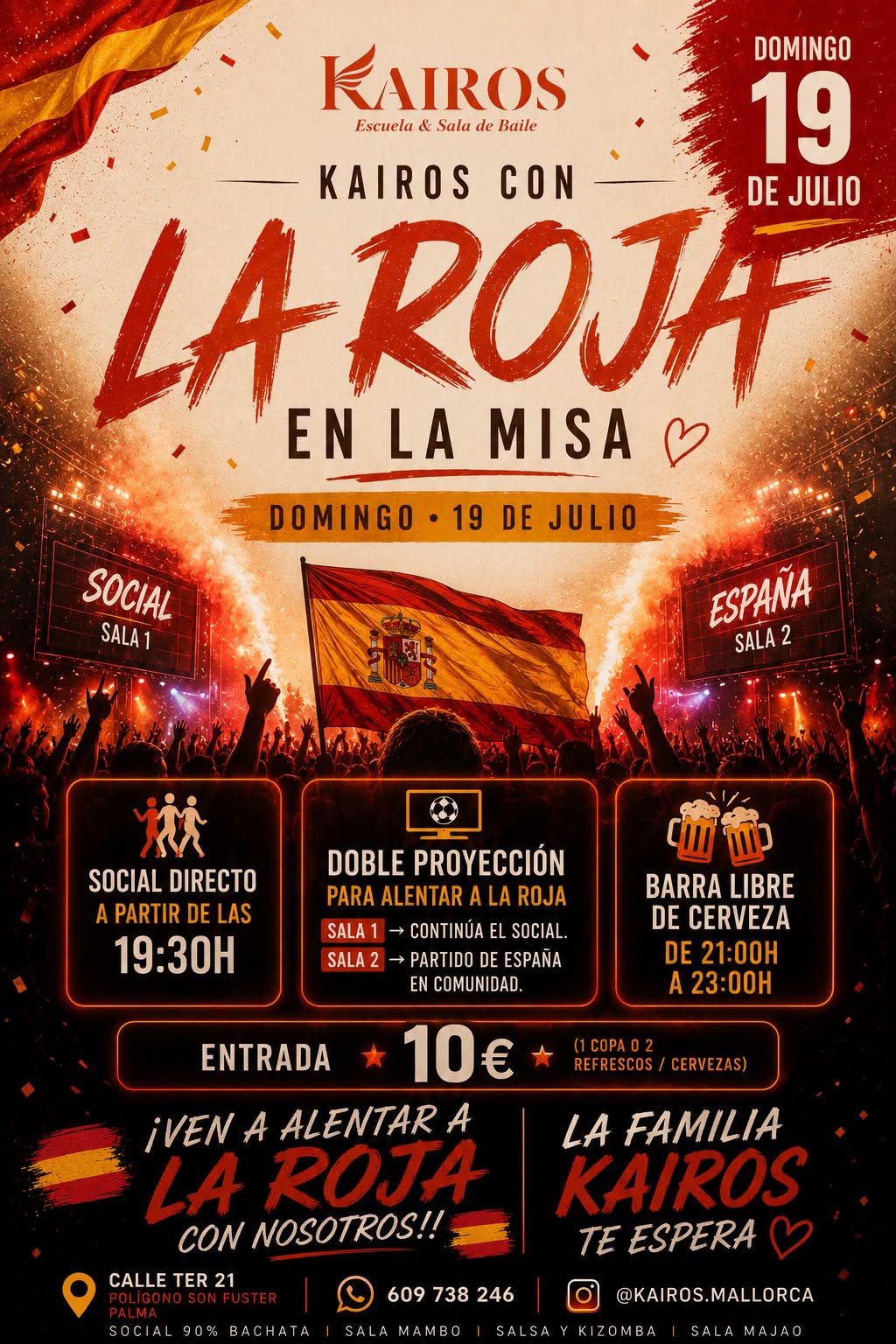 El Domingo La Misa Roja Flyer