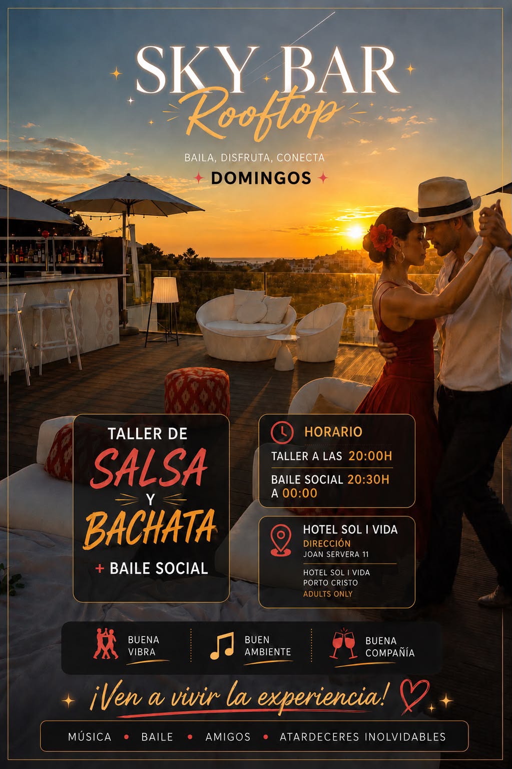 SKY BAR Rooftop Flyer