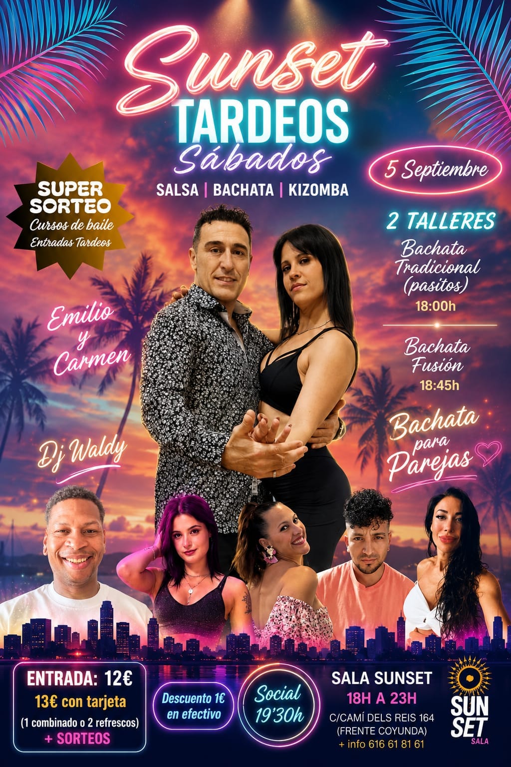 SUNSET TARDEOS Flyer