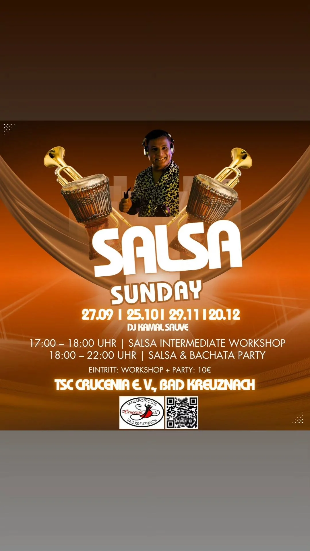 Salsa Sunday – Salsa in Bad Kreuznach Flyer