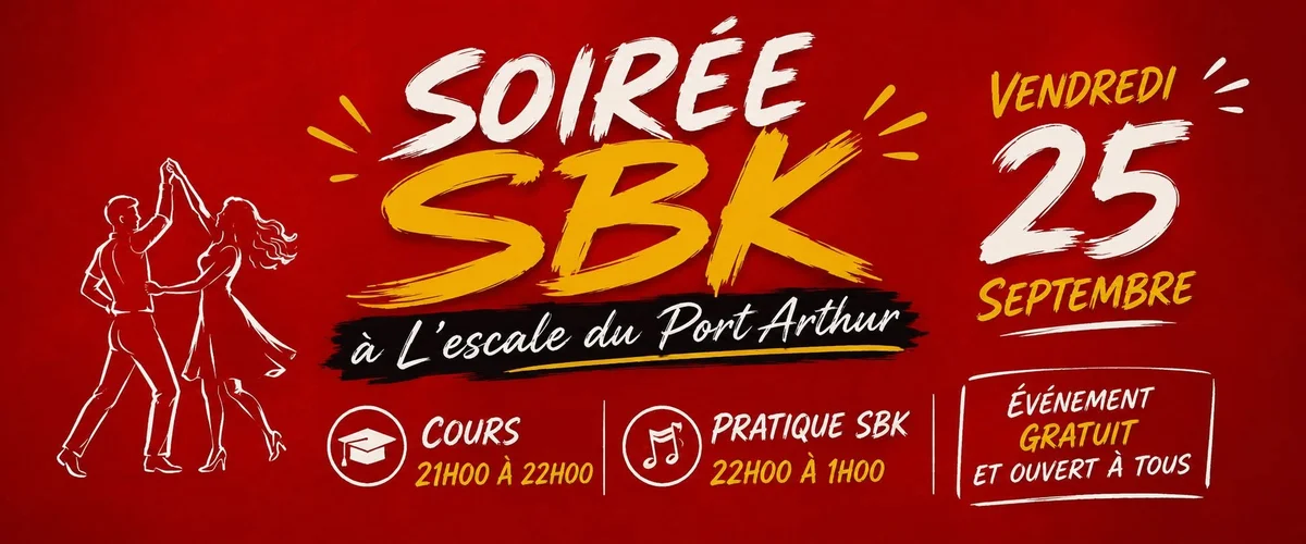 L'escale SBK – Salsa, Bachata and Kizomba in Saint-Hilaire-Saint-Mesmin Flyer
