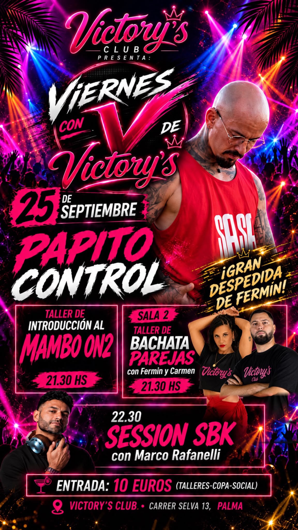Viernes con Victory's: Papito Control Flyer