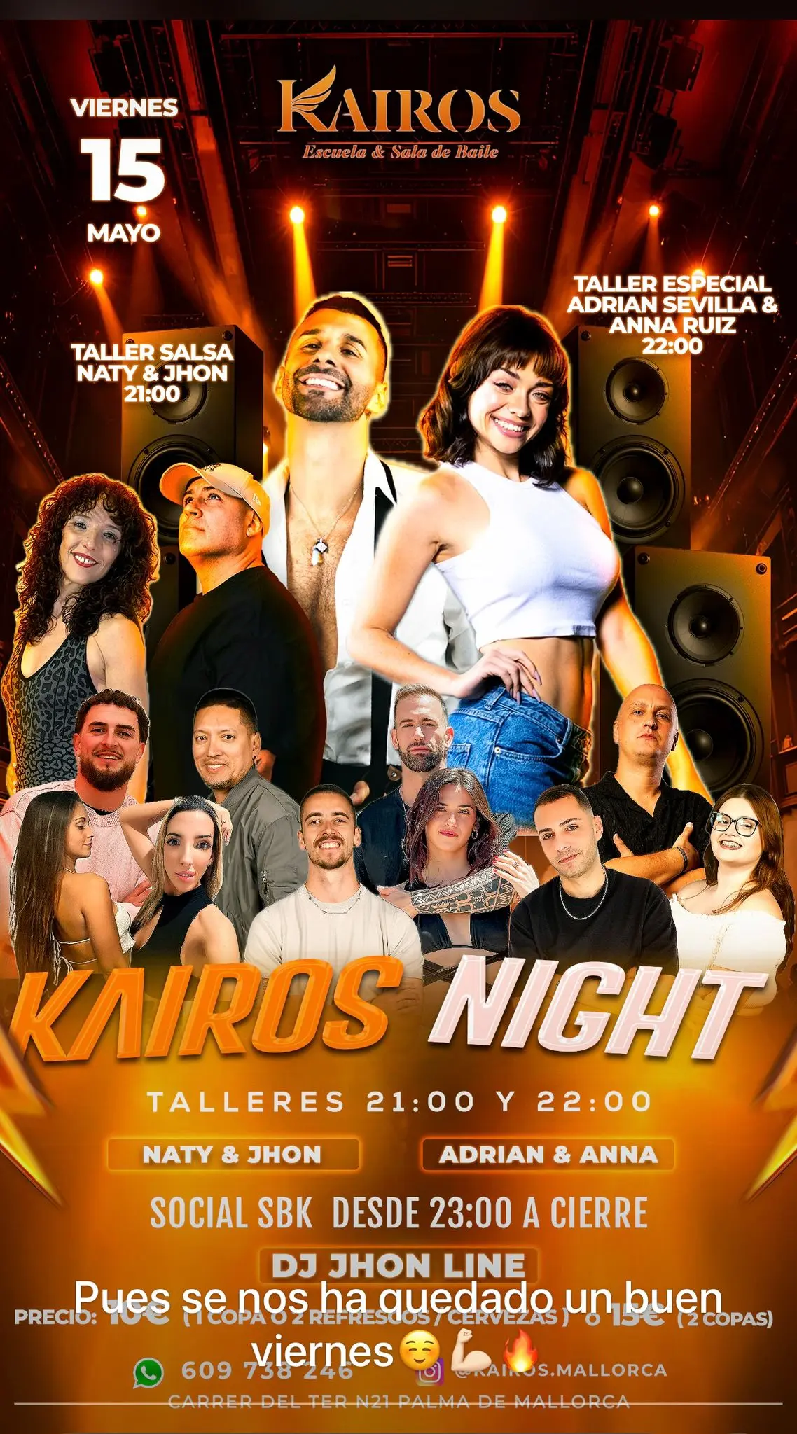 Kairos Night – Talleres y Social