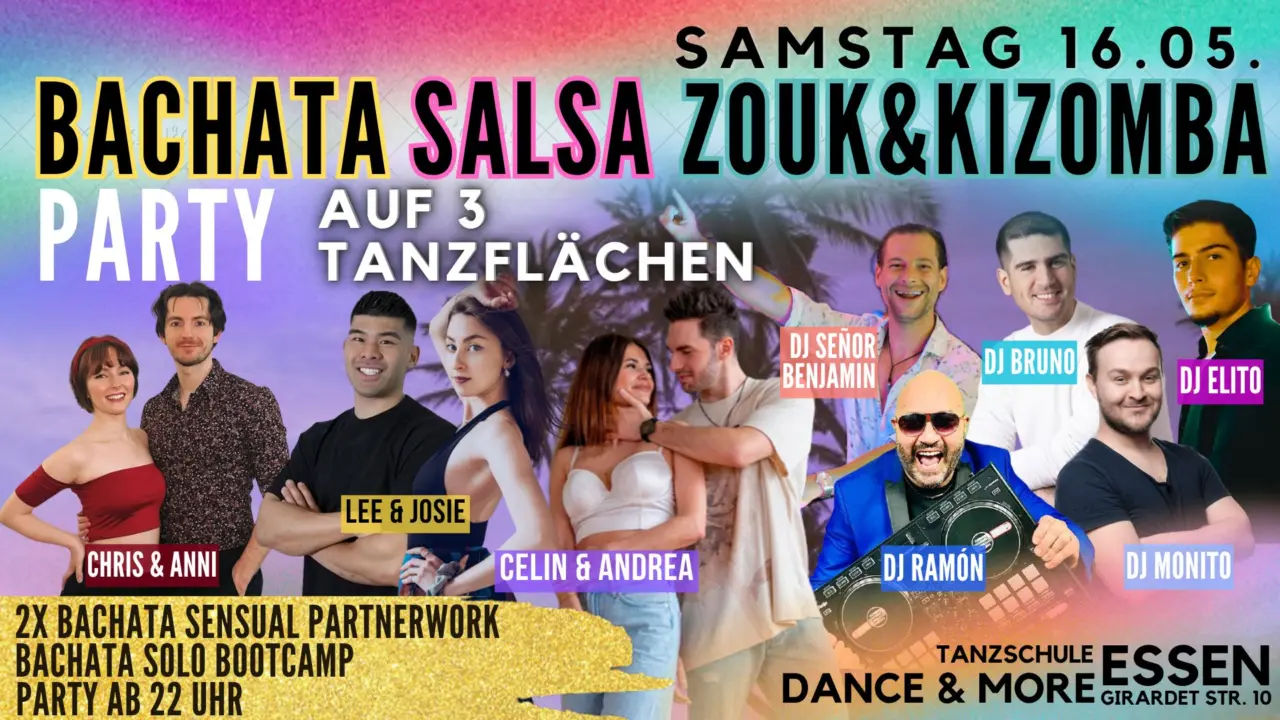 Bachata Salsa Zouk & Kizomba Party
