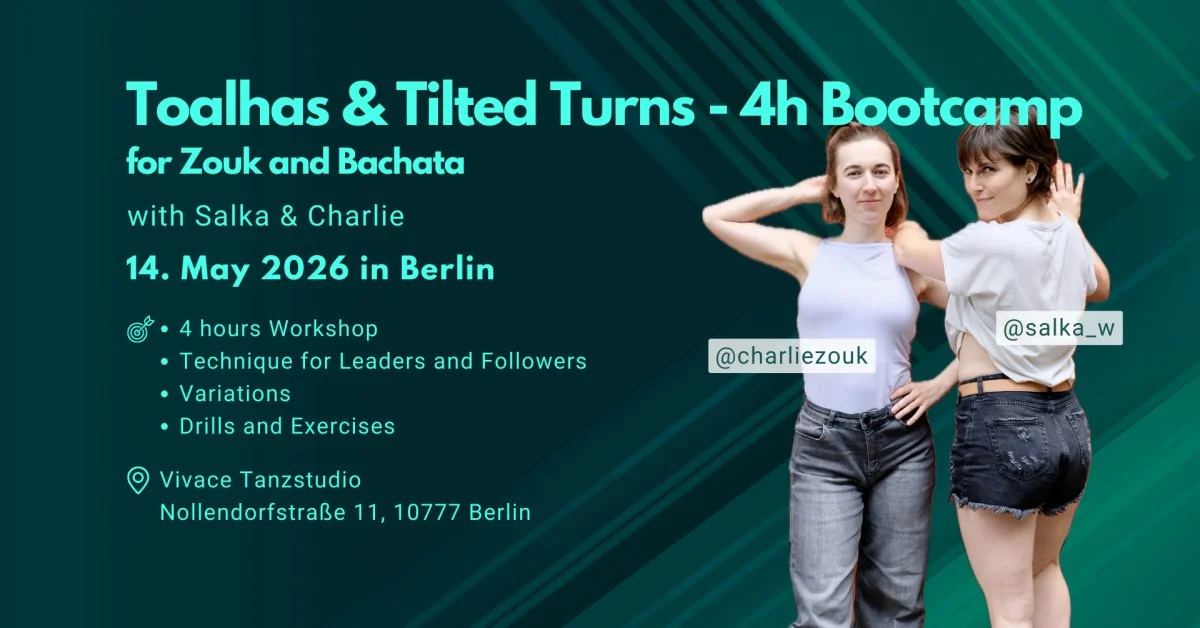 Toalhas and Tilted Turns – 4h Bootcamp with Salka & Charlie in Berlin