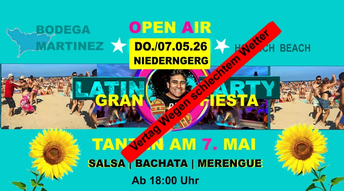 LATINPARTY GRAN FIESTA ★ OPEN AIR ★ SALSA, BACHATA & MERENGUE