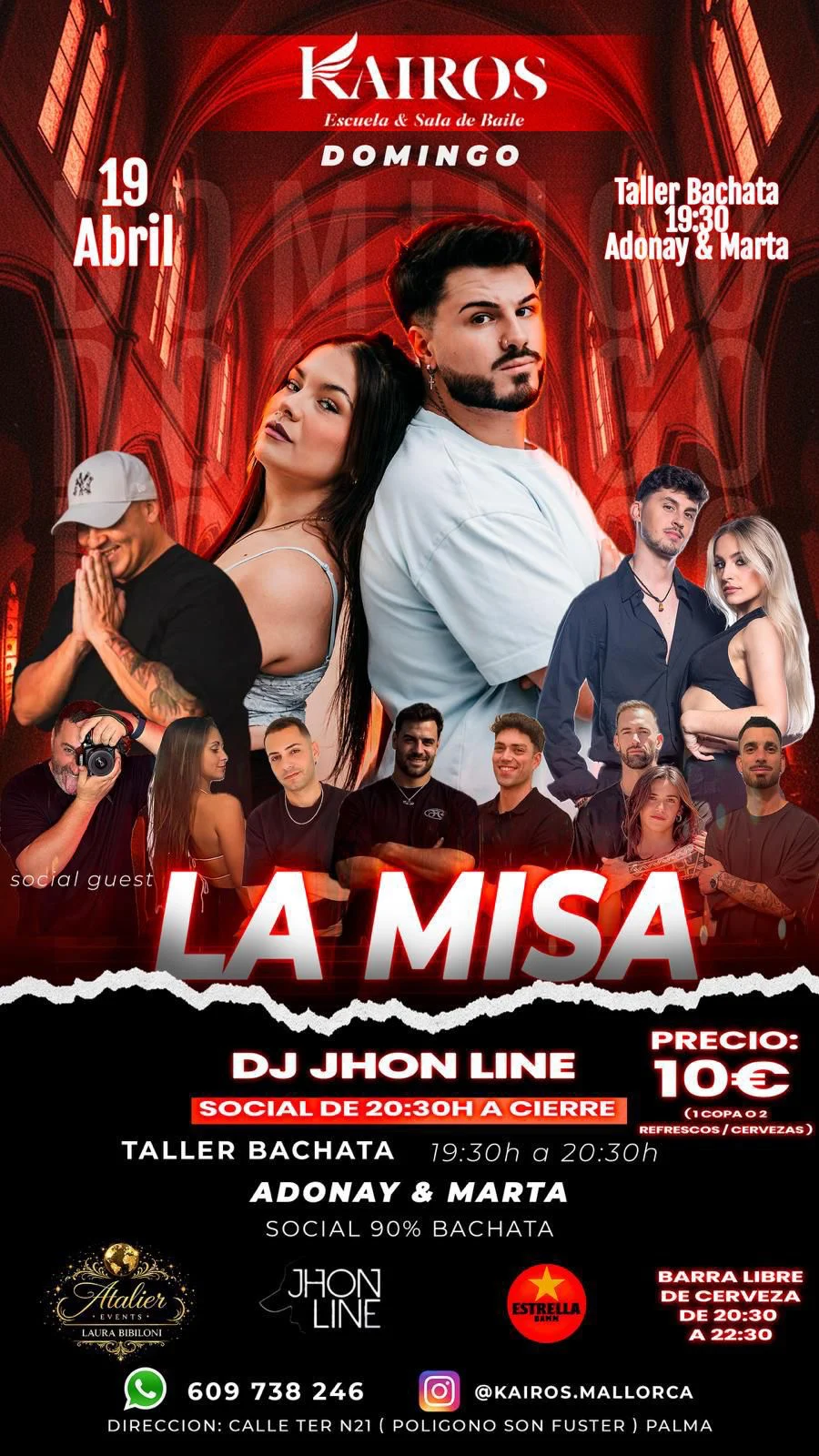 KAIROS Domingo: Taller Bachata + Social