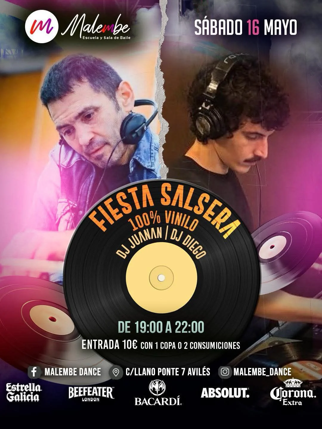 Fiesta Salsera 100 Por Cien Vinilo Malembe