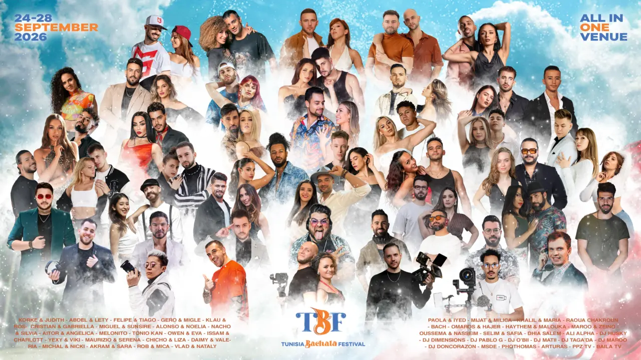 Tunisia Bachata Festival 2026 – 100% Bachata sul Mediterraneo