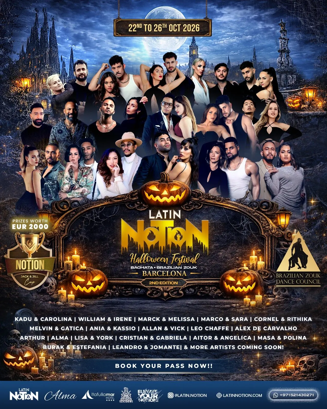 LATIN NOTION SPAIN 2026 – Festival di Halloween ad Altafulla
