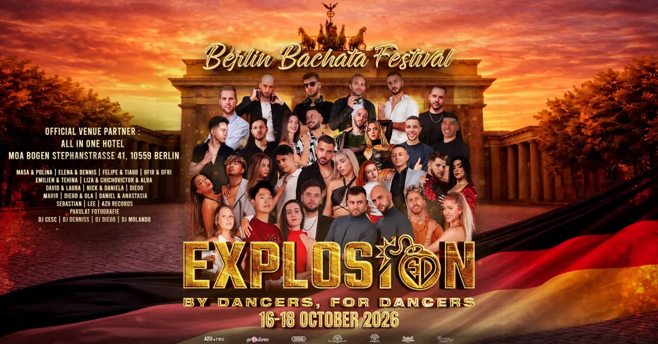 Explosion Berlin Bachata Festival 2026 #4 Edition – 40+ Stunden Bachata