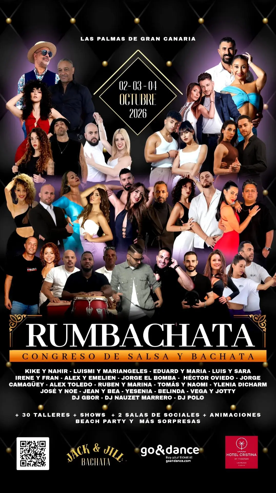 Rumbachata 2026 - Festival di Salsa e Bachata a Gran Canaria