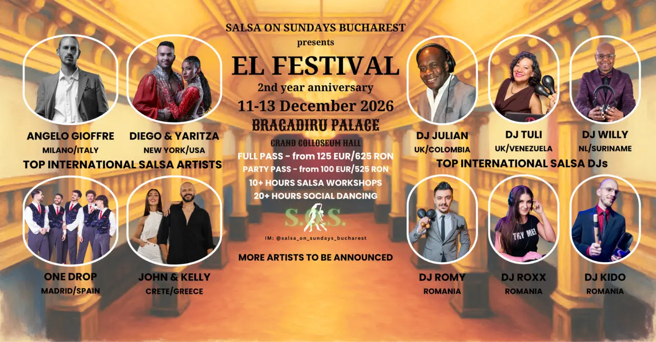 EL FESTIVAL by Salsa On Sundays – 2° Anniversario, 11–13 Dic 2026