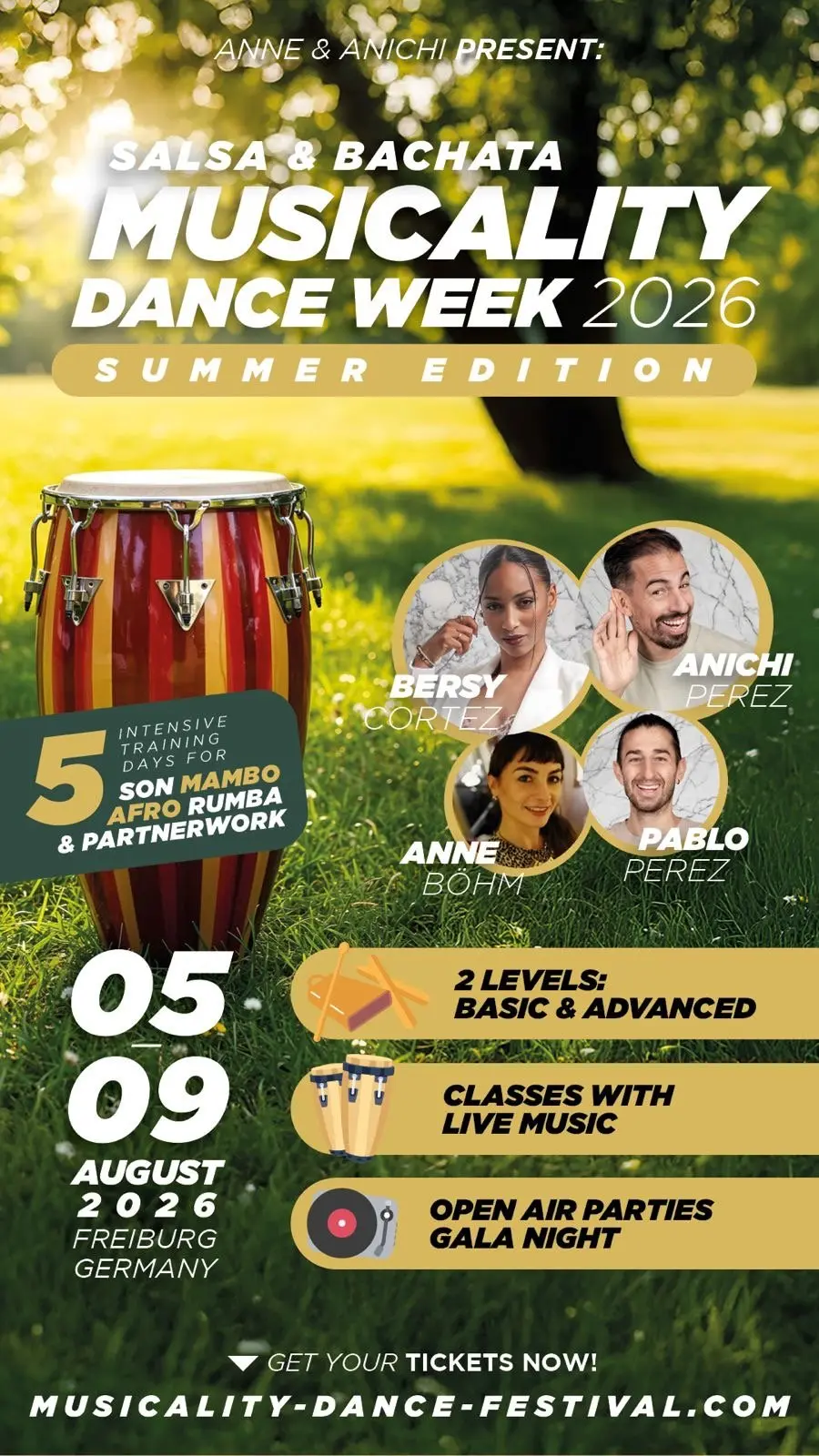 Musicality Summer Dance Week 2026 a Friburgo