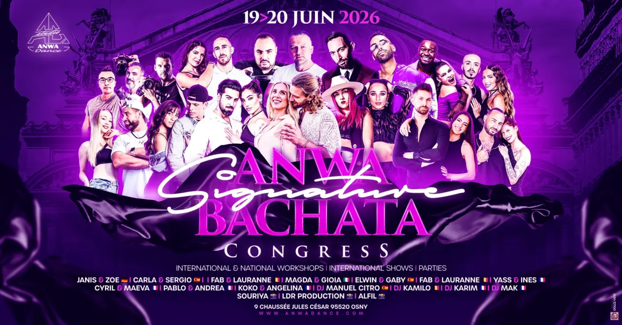 Anwa Signature Bachata Congress 2026 – Weekend intensivo di Bachata a Osny