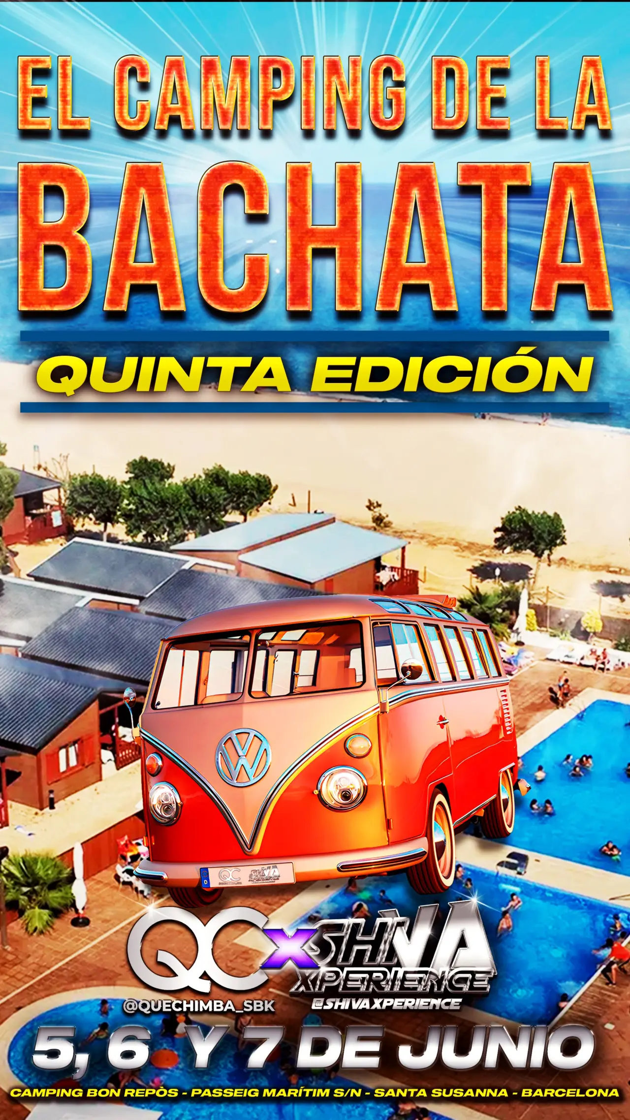 🏕️🏖️ EL CAMPING DE LA BACHATA 2026 – Santa Susanna