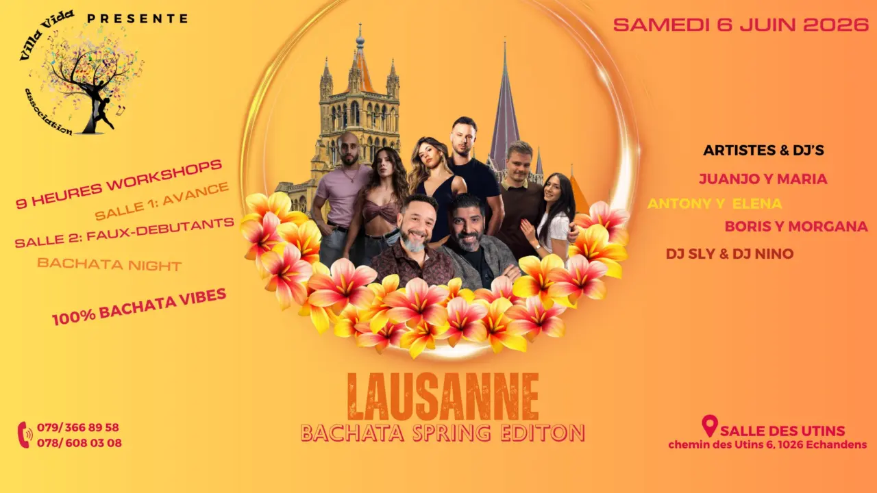 Lausanne Bachata Spring 2026 – День бачати в Ешандені
