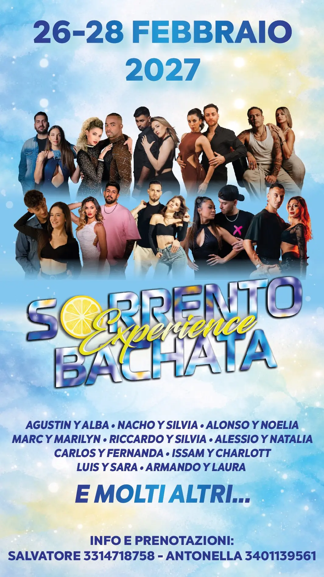 Sorrento Bachata Experience 2027 – Бачата на Амальфитанском побережье