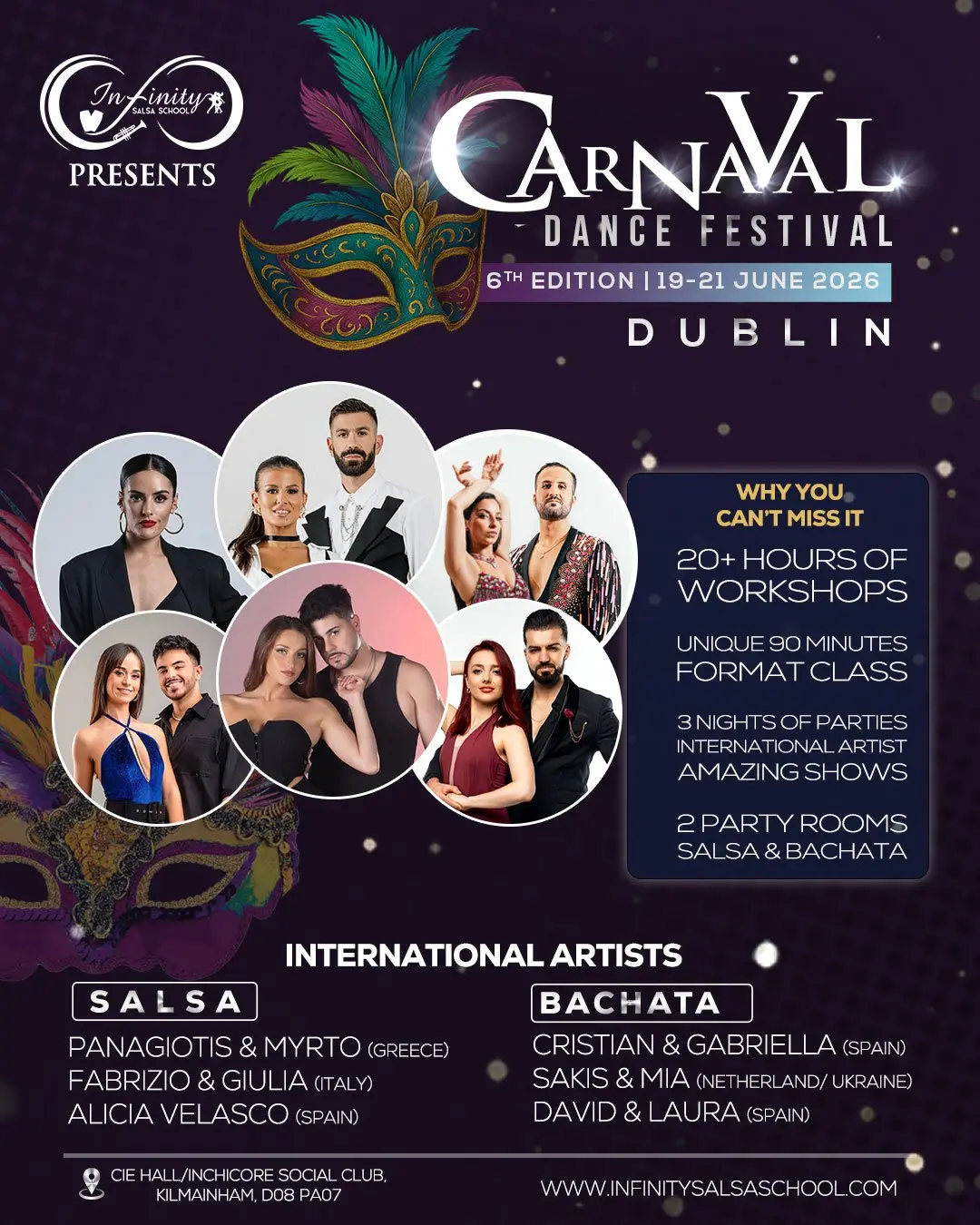 Carnaval Dance Festival – 6-й выпуск – 19-21 июня 2026, Дублин