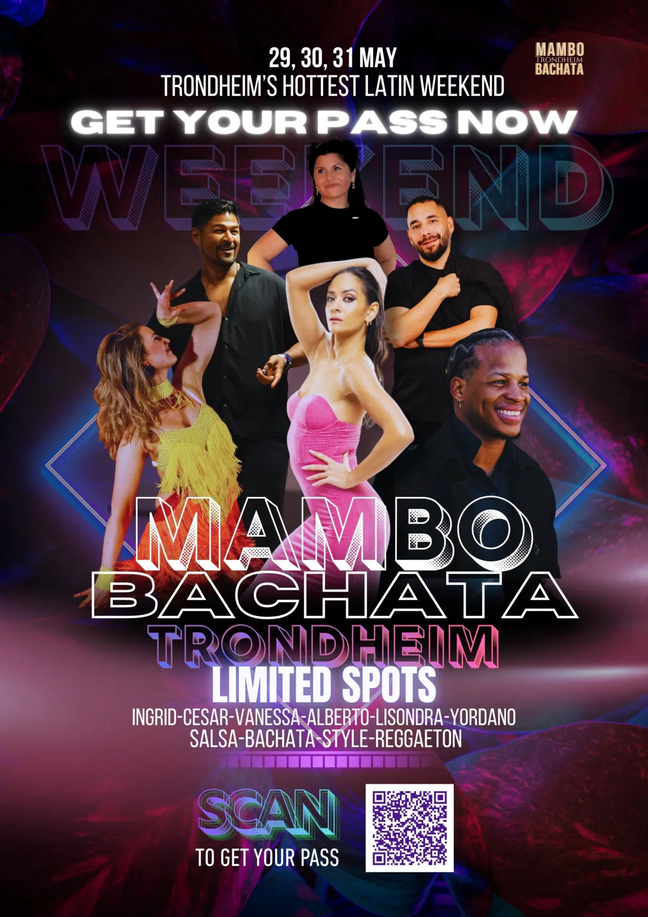 Mambo Bachata Weekend – Edycja 1. Rocznicy w Trondheim