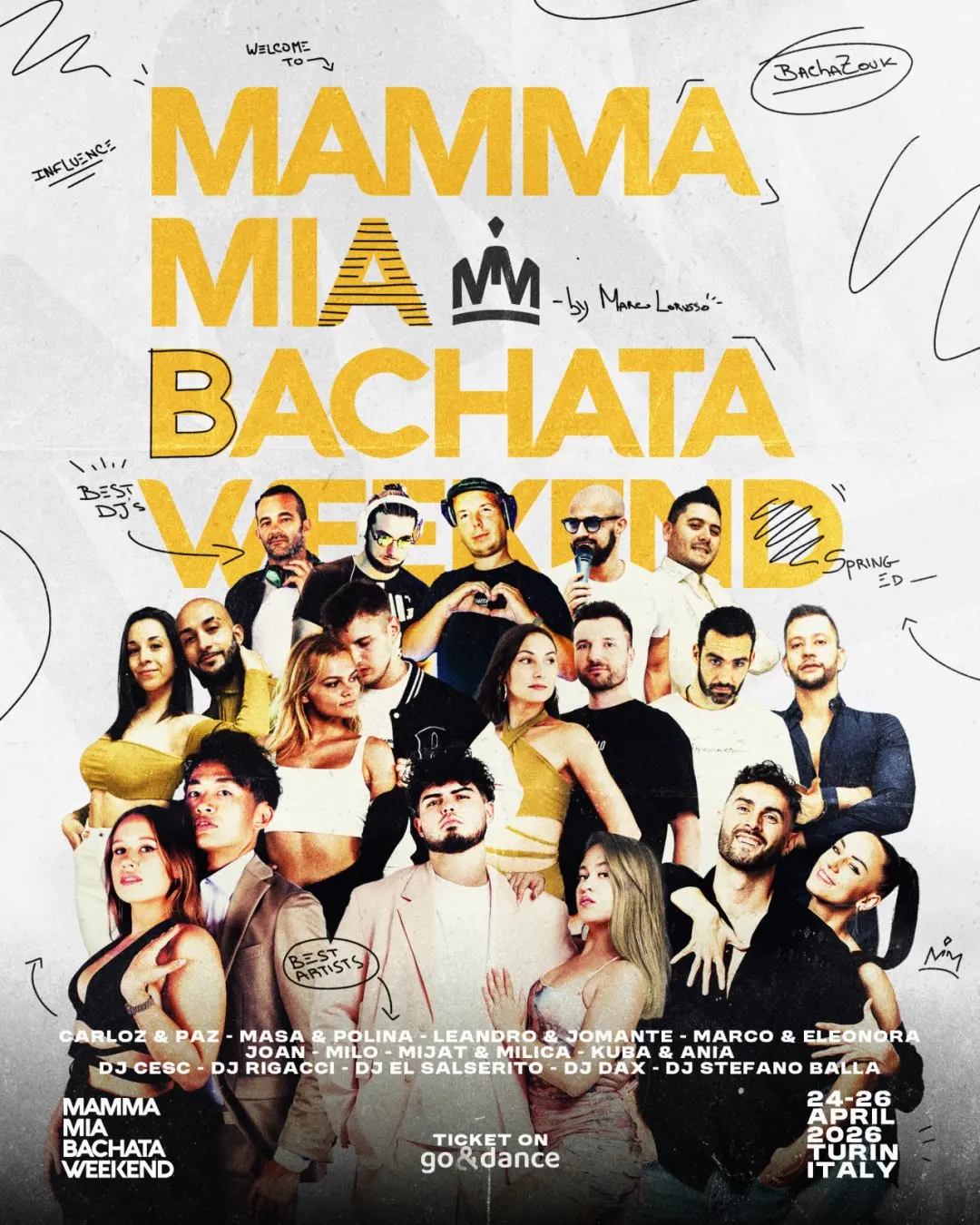 MAMMA MIA BACHATA WEEKEND 6ª edizione – Torino