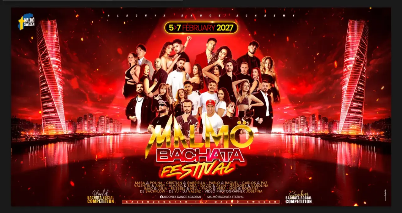 Malmö Bachata Festival (Швеция) – Февраль 2027