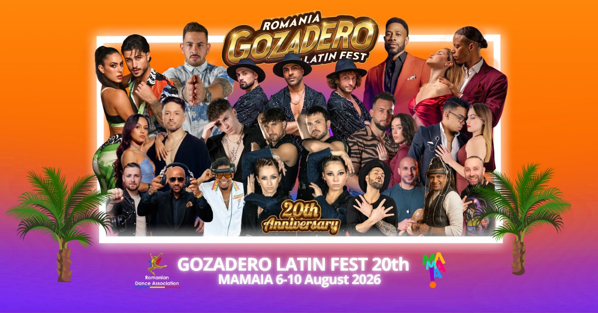 GOZADERO LATIN FEST 2026 – Edizione 20° Anniversario a Mamaia