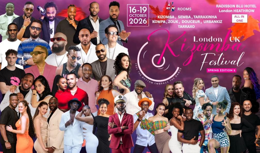Kizomba Festival London UK - Edizione Autunno 2 (16-19 ottobre 2026)