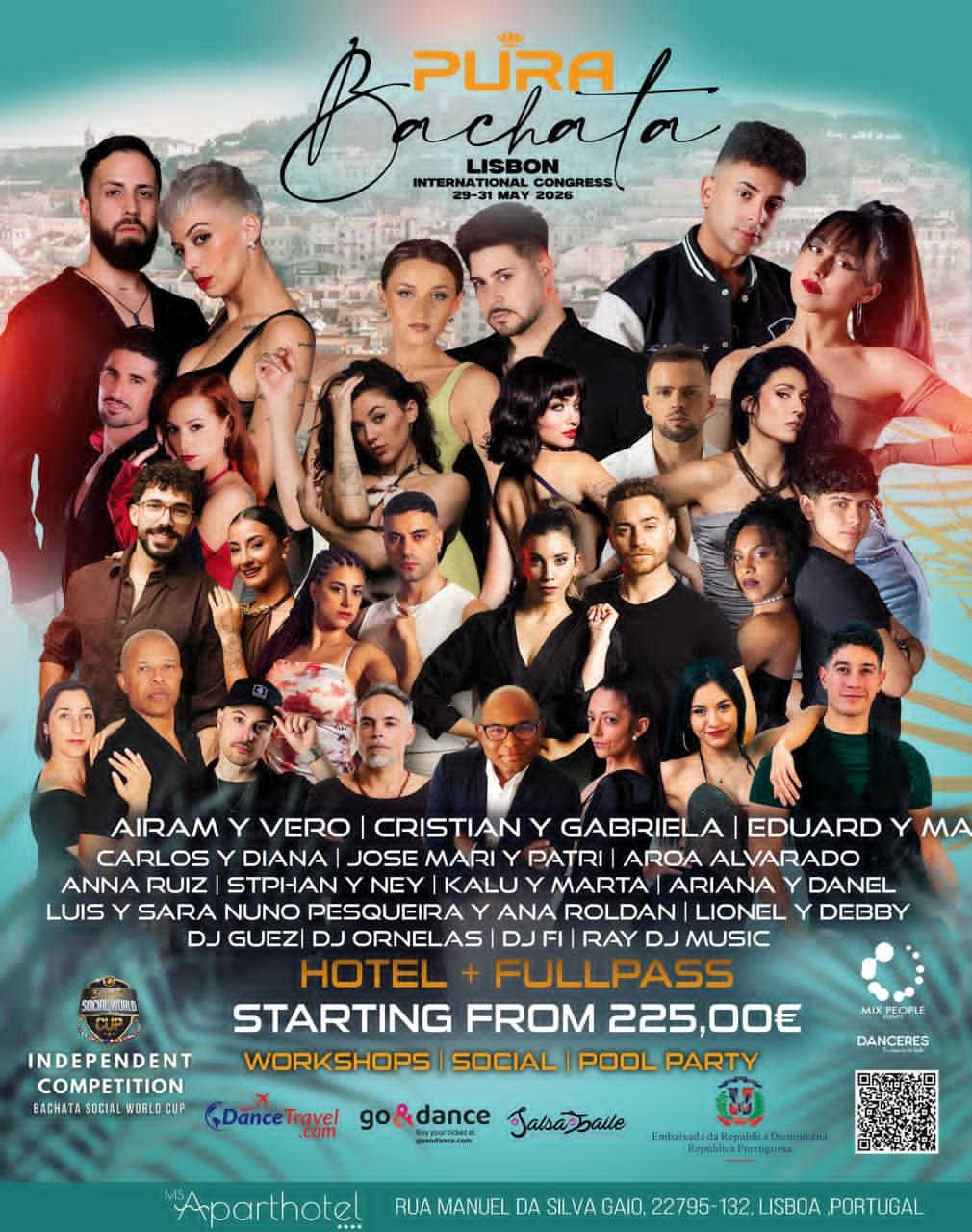 PURA BACHATA LISBON, 29–31 Maggio 2026